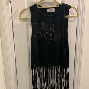 NWT SoulCycle Fringe Tank Size Small